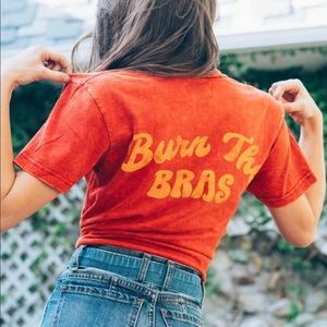REVICE Denim “Burn The Bras” Vintage Graphic Tee